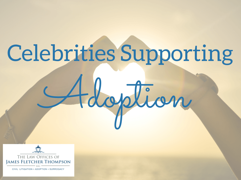 celebrities supporting adoption